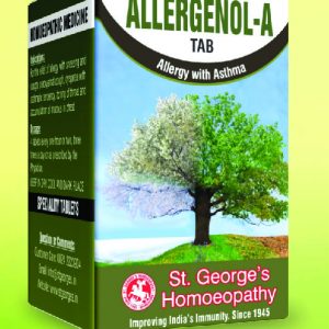 ALLERGENOL A  TABLET ALLERGY WITH ASTHMA-30gm-St george Homeo