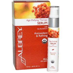 Aubrey Organics Age Defying Therapy Serum 0.33 fl oz (10 ml)