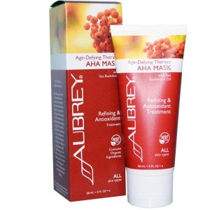 Aubrey Organics AgeDefying Therapy AHA Mask All Skin Types 3 fl oz (89 ml)