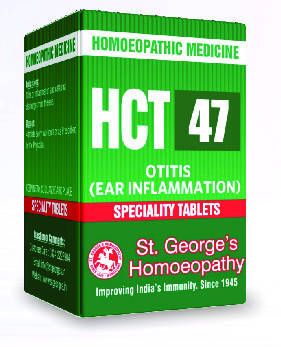 HCT 47 OTITIS (EAR INFLAMMATION)-30gm-St george Homeo 1