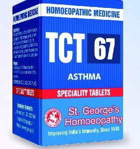 TCT 67 ASTHMA-30gm-St george Homeo