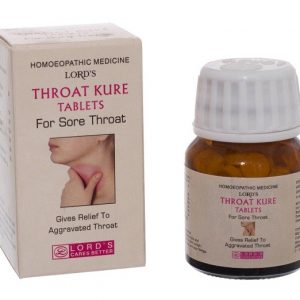 THROATKURE TABLET- 25  gm-Lords Homeopathic