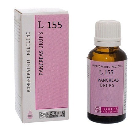 LORDS L 155 PANCREAS DROPS–Lords Homeopathic 1