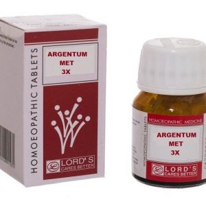 ARGENTUM MET 3X--Lords Homeopathic