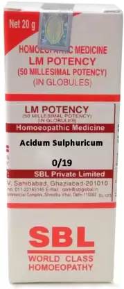 SBL Acidum Sulphuricum 0/19 LM