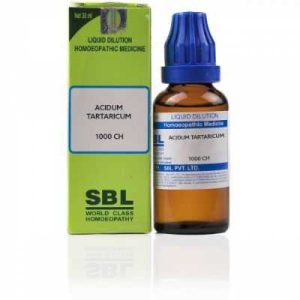 SBL Acidum Tartaricum Dilution 1000 CH