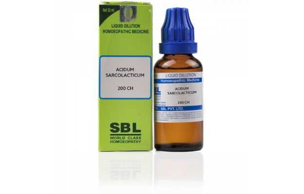 SBL Acidum Sarcolacticum Dilution 200 CH
