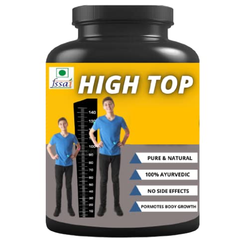 High Top, Height Growth Medicine, Height Increase Supplements, Increase Body Bones, Powder, Pack of 1 1