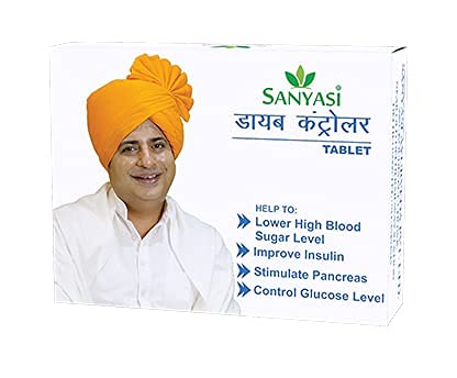 Sanyasi Diab Controller Tablet – Ayurvedic Medicine For Diabetes/Sugar (2*60 Tab