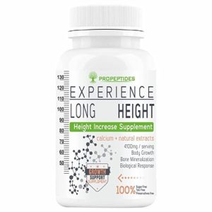 Propeptides Height Increase Tablet For Men & Women with Protein Powder, Vitamins, Minerals, EAA, Herbal Extracts |Bones Growth |Body Development |Long Height Support Supplement-60 Chewable tablets