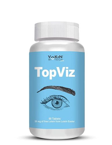 Vokin Biotech TopViz Eye Care Supplement to Improve Vision, Blue Light & Digital Guard (Lutein & Zeaxanthin) – 90 Tablets 1