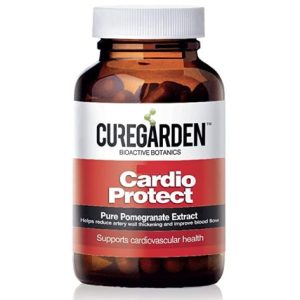 Curegarden Cardio Protect Pomegranate Extract; Natural Heart Health Support, Manage Blood Pressure, Slows Arterial Wall Thickening, Healthy Blood Flow