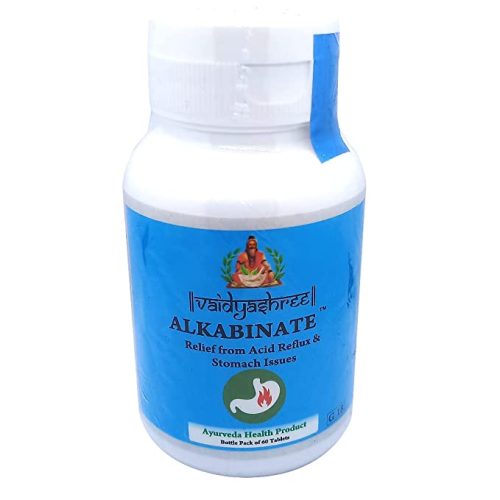 VaidyaShree Alkabinate Tablet Ayurvedic Medicine for Acidity, Gastric Reflux, Heart Burn, Gas, Bloating 1