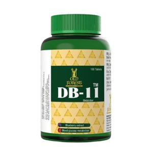 OLD FOREST DB-11 (Pack Of 1) 100% Herbal & Ayurvedic Medicine for Balancing High Blood Sugar Levels | Control Diabetes & Sugar|100% Pure and Natural |No Added Flavour or Colour |100 Ayurvedic Tablets