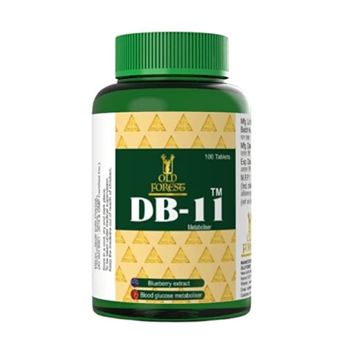 OLD FOREST DB-11 (Pack Of 1) 100% Herbal & Ayurvedic Medicine for Balancing High Blood Sugar Levels | Control Diabetes & Sugar|100% Pure and Natural |No Added Flavour or Colour |100 Ayurvedic Tablets 1