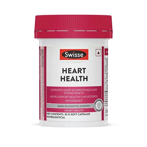 Swisse Heart Health – For Healthy Heart and Cardio Vascular Health, Supports Healthy Cholesterol Level – 30 Tablets 1