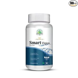 Healthy Nutrition Smart Vision Eye Care Supplement to Improve Vision, Blue Light, Glare Sensitivity & Digital Guard Formula (Lutein, Zeaxanthin) -Pack of 90 Vegetarian Capsules