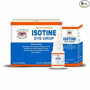 Isotine Eye Drop 100% Ayurvedic with no side effects pack of 6 Vials