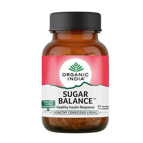 ORGANIC INDIA Sugar Balance – Pack of 60 Veg Capsules 1