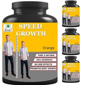 Speed Growth,Increase Body Energy,Body Power Medicine,High Bones,Flavor Orange,Pack of 4