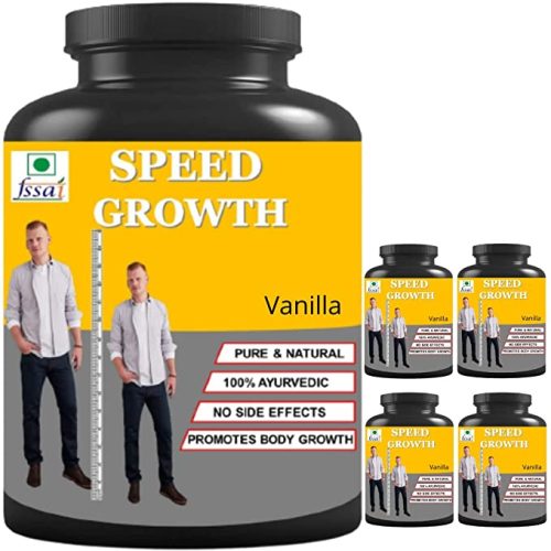 Speed Growth,Increase Body Energy,Bone Increase Medicine,Stamina,Flavor Vanilla,Pack of 5 1