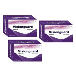Shrey's Visionguard Eye Vitamins with Bilberry, Lutein and Zeaxanthin (30 Capsules) - Pack of 3
