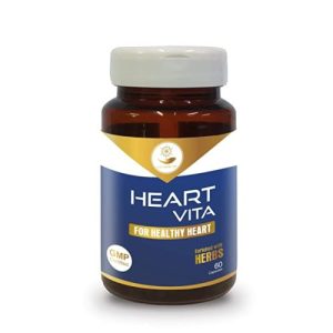 EARTHY BOON Heart Vita Capsule for Healthy Heart & Cardiac Wellness - 60 Capsules (1 Bottle)