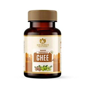 Maharishi Ayurveda Triphala Ghrit | Good for eye health | Improves gut health | Brain-boosting Ghee | Builds immunity | Made with potent herbs | No side effects 100 gms Pack of 1