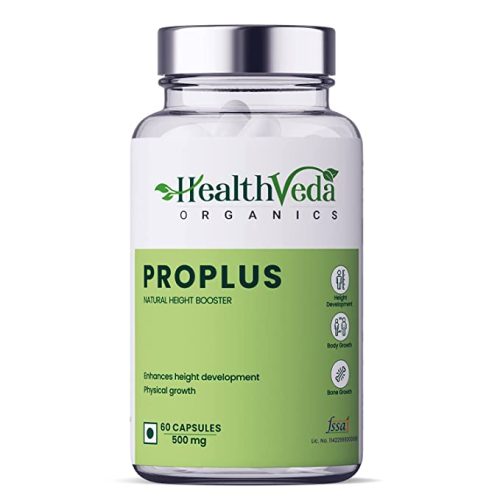 Health Veda Organics ProPlus, 60 Veg Capsules | For Good Height & Great Personality | Healthy Bones & Muscles For Men & Women 1