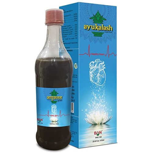 AYUKALASH Heart Care Ayurvedic Syrup 675 ML| Complete Heart Care| Improves Blood Circulation | Maintains cholesterol level| Antioxidant |A Powerful Blend of Ayurvedic Ingredients 1