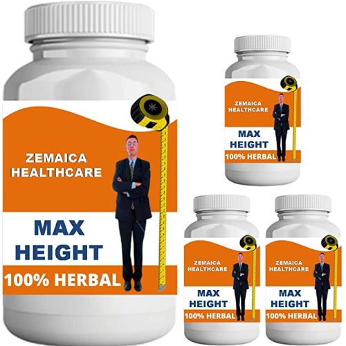 Max Height,Body Power,Boost Energy,High Bones Medicine,Stamina,Flavor Mango,Pack of 4 1