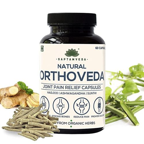 SAPTAMVEDA Orthoveda Veg Capsules Joint and Bone Support Supplement (Pack of 1) 1