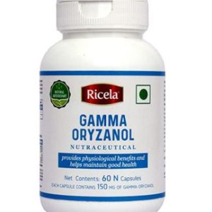 Ricela Gamma Oryzanol 150mg, 60 Capsules (1 month pack) | For Healthy Cholesterol level and Heart