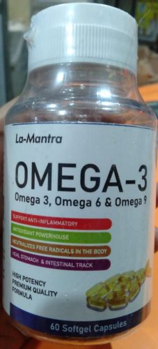 Omega 3 softgel capsule