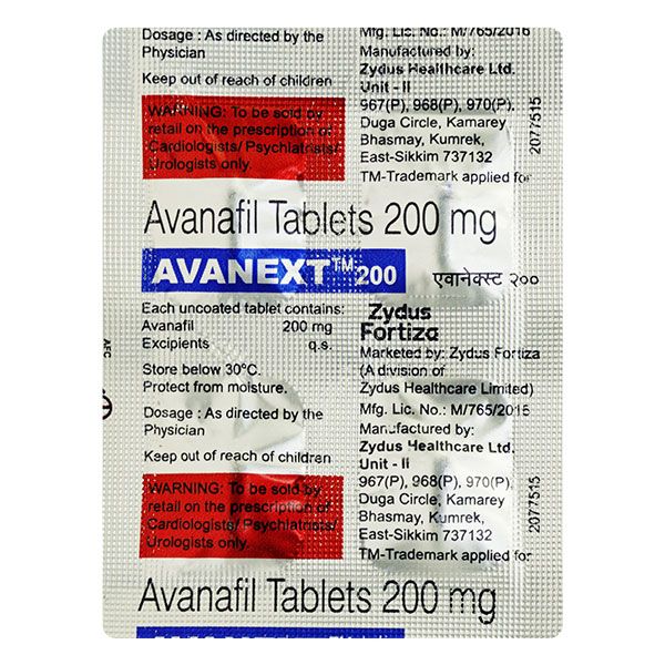 Avanext 200mg Tablet: