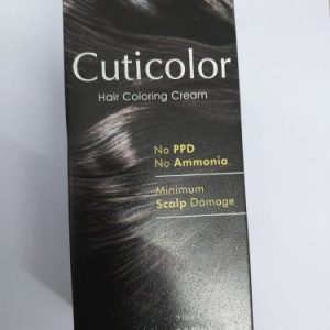 Cuticolor Black Hair Coloring Cream
